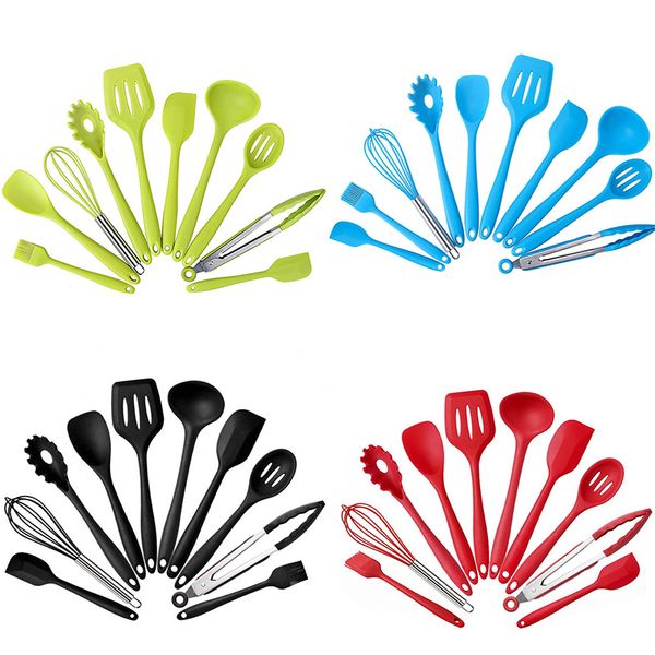 10pcs silicone cooking utensils sets kitchen heat resitant non-stick cooking tools kitchenware baking utensils cookware spatula spoon set
10pcs silicone cooking utensils sets kitchen heat resitant non-stick cooking tools kitchenware baking utensils cookware spatula spoon set