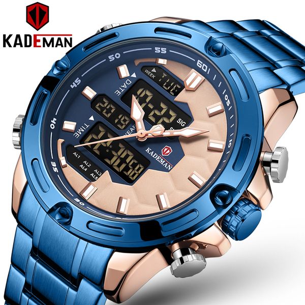 blue gold fashion men sport quartz watch men multifunction waterproof luminous wristwatch dual dispay clock horloges mannen, Slivery;brown
blue gold fashion men sport quartz watch men multifunction waterproof luminous wristwatch dual dispay clock horloges mannen, Slivery;brown