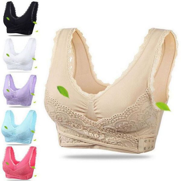 1pcs front cross side buckle wireless lace bra breathable sport for women, Red;black
1pcs front cross side buckle wireless lace bra breathable sport for women, Red;black