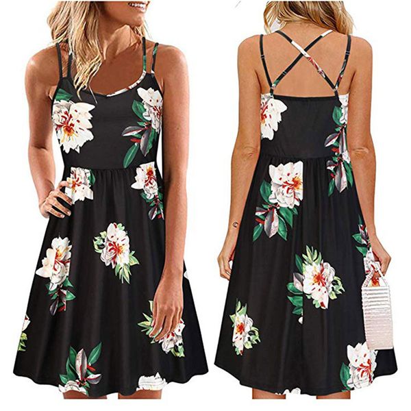 beach dress casual floral print adjustable spaghetti strappy women dress women plus size casual 2020 new jaycosin hot, Black;gray
beach dress casual floral print adjustable spaghetti strappy women dress women plus size casual 2020 new jaycosin hot, Black;gray