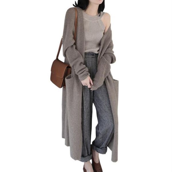 plus size womens long cardigans warm 2018 fall winter new chic knitted loose cardigan sweater outwear coat jacket, White;black
plus size womens long cardigans warm 2018 fall winter new chic knitted loose cardigan sweater outwear coat jacket, White;black