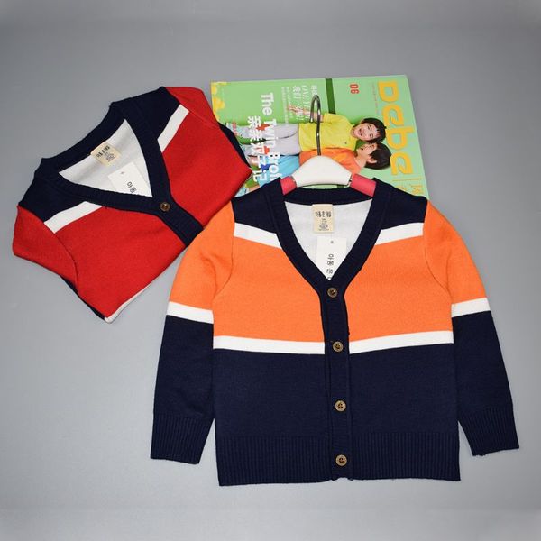 children kids cotton knitted stitching jacket sweater autumn baby boy patchwork striped print cotton outerwear coat clothes, Blue;gray
children kids cotton knitted stitching jacket sweater autumn baby boy patchwork striped print cotton outerwear coat clothes, Blue;gray