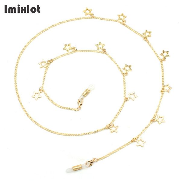 new fashion womens gold silver eyeglass chains sunglasses reading moon star glasses chain eyewears cord holder neck strap rope
new fashion womens gold silver eyeglass chains sunglasses reading moon star glasses chain eyewears cord holder neck strap rope