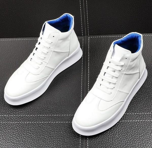 new brand men fashion high sneakers spring autumn casual high shoes men leather boots microfiber shoes, Black
new brand men fashion high sneakers spring autumn casual high shoes men leather boots microfiber shoes, Black