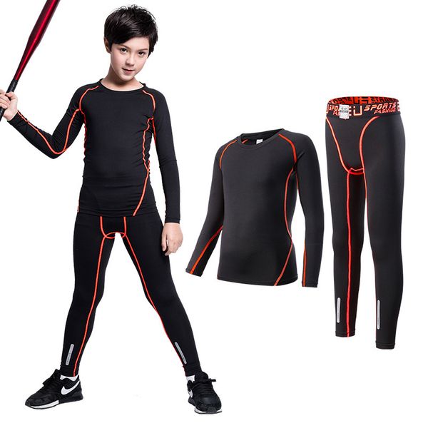 breathable sports compression shirts boy tight with leggings quick dry tracksuit short long sleeve children underwear set, Black;blue
breathable sports compression shirts boy tight with leggings quick dry tracksuit short long sleeve children underwear set, Black;blue