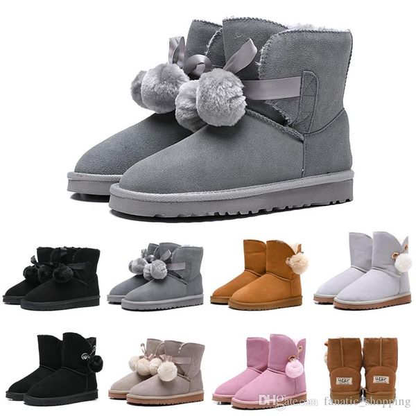 fashion luxury designer women boots wgg ankle knee australia snow booties bailey hairball ladies bow tie womens winter boot wholesale, Black
fashion luxury designer women boots wgg ankle knee australia snow booties bailey hairball ladies bow tie womens winter boot wholesale, Black