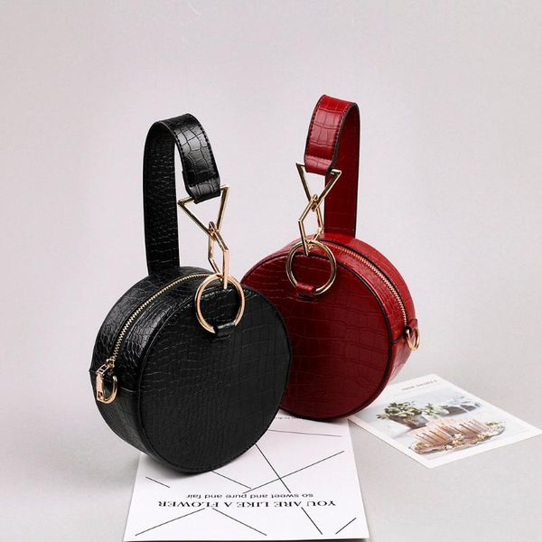 40# women artificial crocodile round women bags fashion wild stone texture shoulder crossbody bag for pu leather handbags
40# women artificial crocodile round women bags fashion wild stone texture shoulder crossbody bag for pu leather handbags