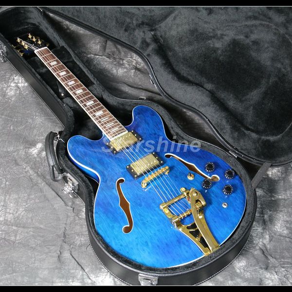 2019 new tradition semi hollow body e-345 electric guitar 22 frets birdeye maple swtich grover tuner
2019 new tradition semi hollow body e-345 electric guitar 22 frets birdeye maple swtich grover tuner