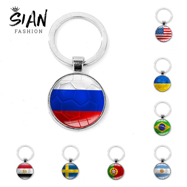 sian fashion world national flag keychain usa uk brazil russia creative football printed key chain country soccer club fans gift, Silver
sian fashion world national flag keychain usa uk brazil russia creative football printed key chain country soccer club fans gift, Silver
