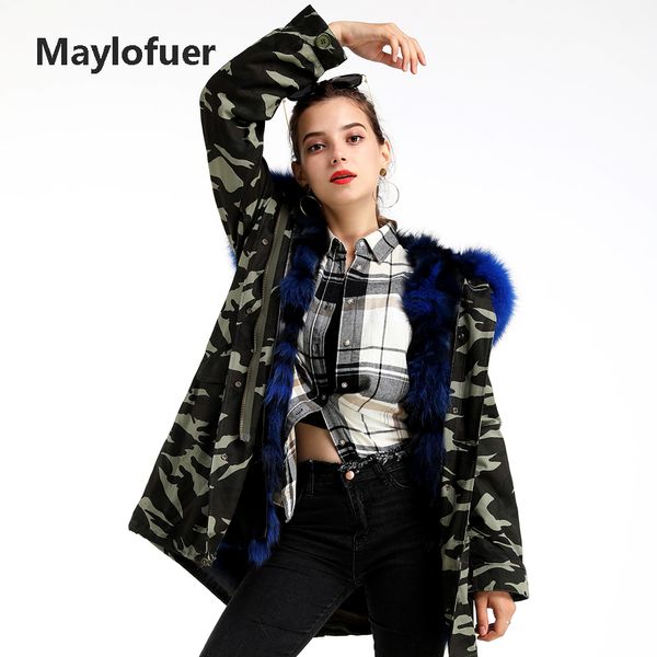 maylofuer good price real fur parka camouflage women natural fur jacket hooded coat, Tan;black
maylofuer good price real fur parka camouflage women natural fur jacket hooded coat, Tan;black