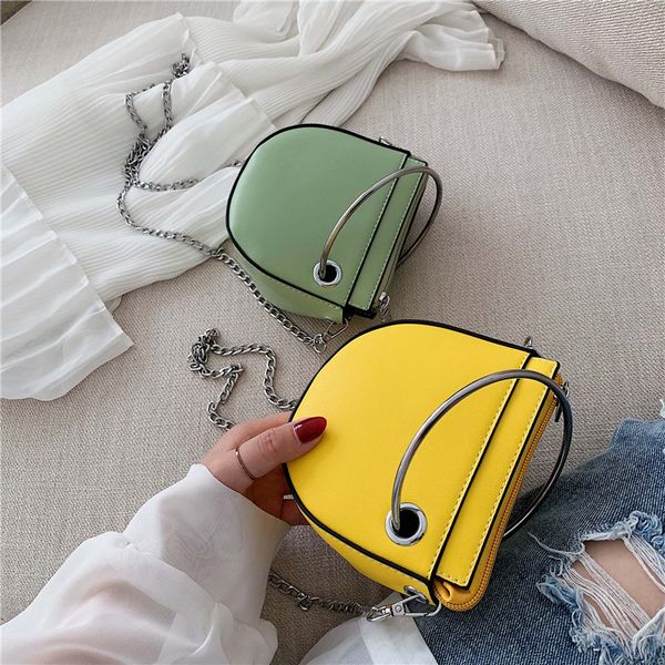 2019 fashion new semicircle tote bag quality leather women's handbag chain shoulder messenger bag bolsos mujer
2019 fashion new semicircle tote bag quality leather women's handbag chain shoulder messenger bag bolsos mujer