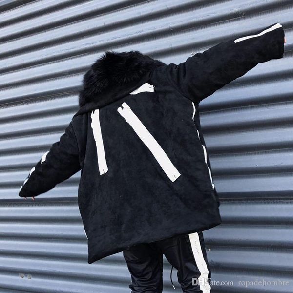 winter mens designer coats fashion panelled zipper thick warm coats brand new fluffy hat oversize coat, Black
winter mens designer coats fashion panelled zipper thick warm coats brand new fluffy hat oversize coat, Black