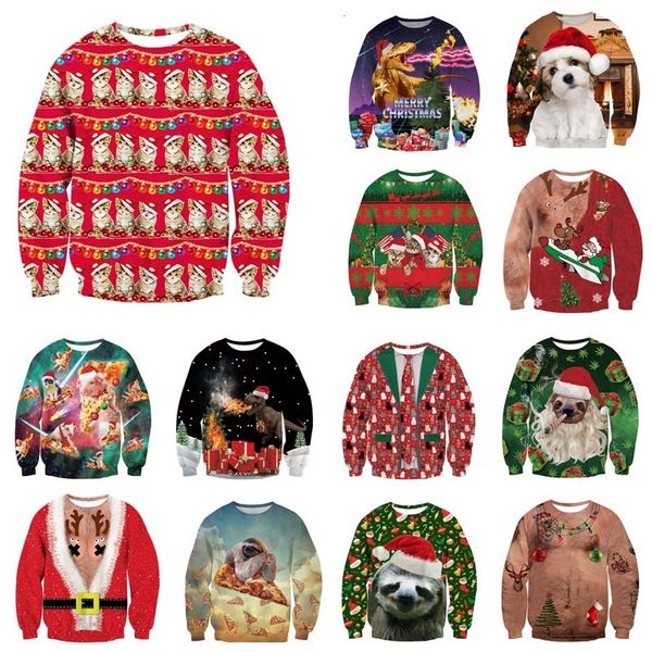 alisister ugly christmas sweater santa claus print loose hoodie men women pullover christmas novelty autumn winter clothing v191028, White;black
alisister ugly christmas sweater santa claus print loose hoodie men women pullover christmas novelty autumn winter clothing v191028, White;black