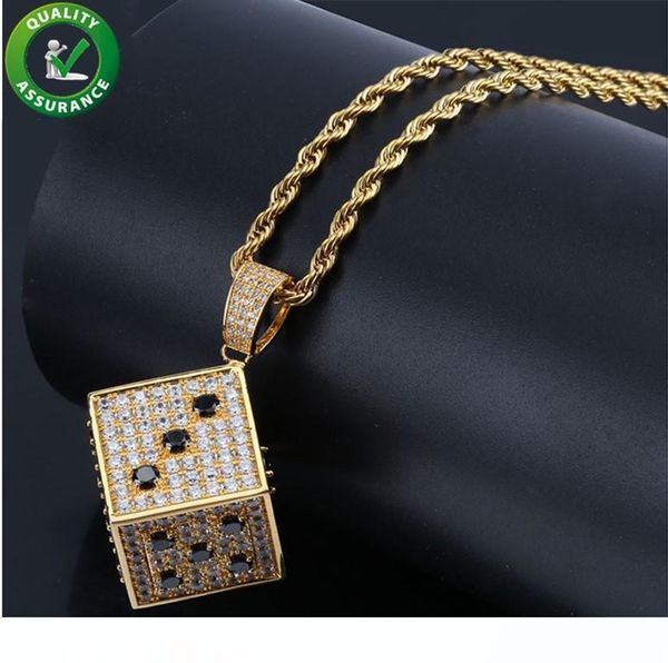 iced out chains luxury designer necklace hip hop jewelry mens gold chain pendants micro paved cz diamond bling gold dice brand rapper charms, Silver
iced out chains luxury designer necklace hip hop jewelry mens gold chain pendants micro paved cz diamond bling gold dice brand rapper charms, Silver