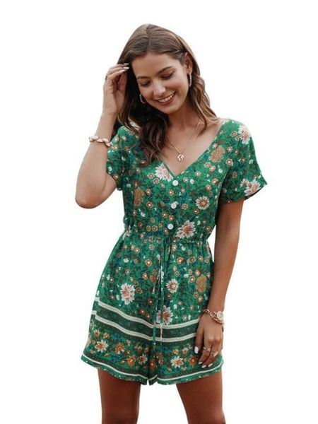 2020 spring and summer women's v-neck loose printed jumpsuit shorts casual pants plus size harajuku playsuits loose cl305, Black;white
2020 spring and summer women's v-neck loose printed jumpsuit shorts casual pants plus size harajuku playsuits loose cl305, Black;white