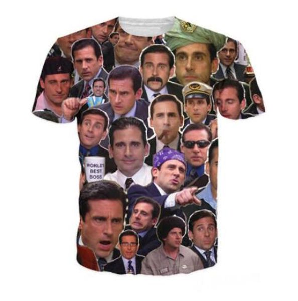 2019 big yards t-shirt men's many faces of michael scott paparazzi 3d t-shirt summer clothes tshirt drw086, White;black
2019 big yards t-shirt men's many faces of michael scott paparazzi 3d t-shirt summer clothes tshirt drw086, White;black