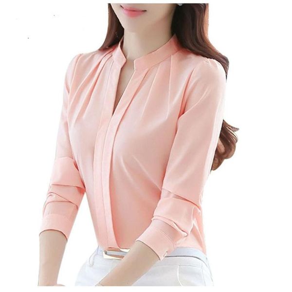 women blouses 2020 spring elegant pure long sleeve blouse shirt turn down collar chiffon blouse office shirts blusas camisa, White
women blouses 2020 spring elegant pure long sleeve blouse shirt turn down collar chiffon blouse office shirts blusas camisa, White
