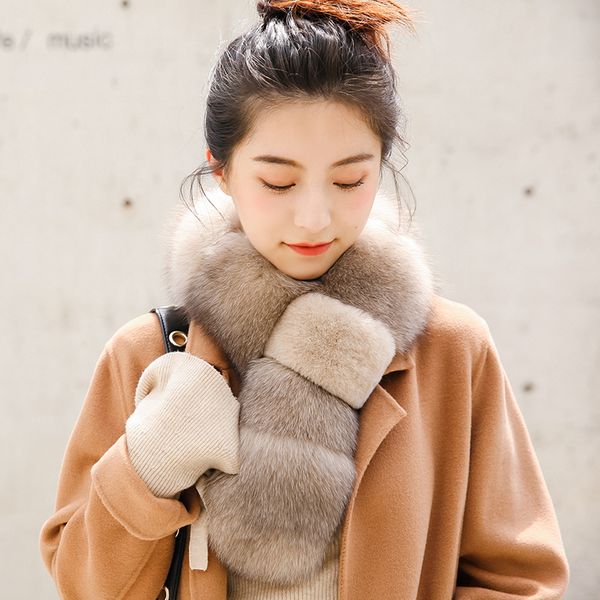 zdfurs* 2018 real fox fur scarf with rex rabbit fur scarf natural fox fur muffler ing, Blue;gray
zdfurs* 2018 real fox fur scarf with rex rabbit fur scarf natural fox fur muffler ing, Blue;gray