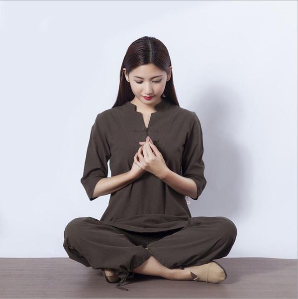 new design fitness outfit outdoor sport exercise clothing cotton linen yoga jacket +pants female meditation kungfu tai chi suits, Red
new design fitness outfit outdoor sport exercise clothing cotton linen yoga jacket +pants female meditation kungfu tai chi suits, Red