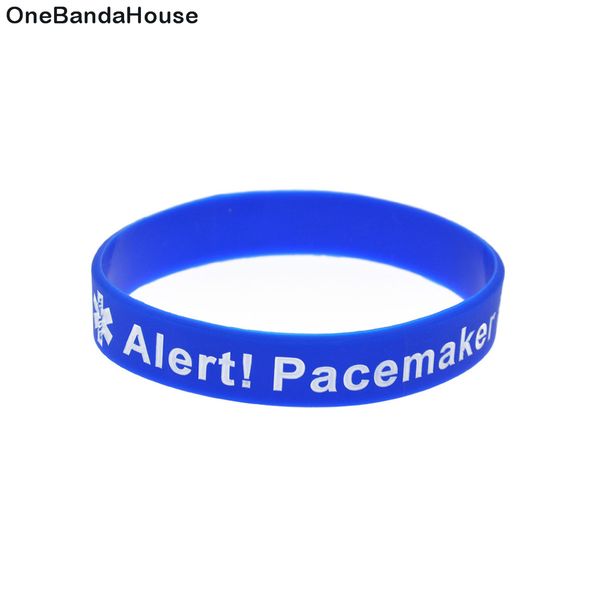 100pcs alert pacemaker fitted silicone rubber bracelet decoration logo a great message to carry in case emergency, Black
100pcs alert pacemaker fitted silicone rubber bracelet decoration logo a great message to carry in case emergency, Black