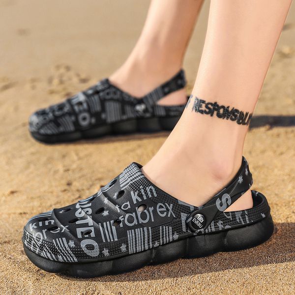 women slippers summer beach sandals slippers men cros garden water shoes non skid outdoor breathable women beach shoes, Black
women slippers summer beach sandals slippers men cros garden water shoes non skid outdoor breathable women beach shoes, Black