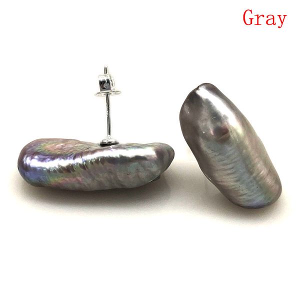 seller elegant gray natural freshwater baroque pearl earring with 925 sterling silver stud, Golden;silver
seller elegant gray natural freshwater baroque pearl earring with 925 sterling silver stud, Golden;silver