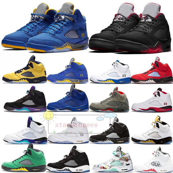 jumpman 5 basketball laney fear pack fire red infrared oreo raptors designer women men black white sports shoes with box
jumpman 5 basketball laney fear pack fire red infrared oreo raptors designer women men black white sports shoes with box