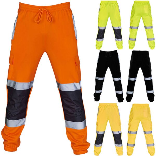 men's sweatpants reflective stripped pants tracksuit work cargo pants casual trousers s-3xl 4fz, Black
men's sweatpants reflective stripped pants tracksuit work cargo pants casual trousers s-3xl 4fz, Black