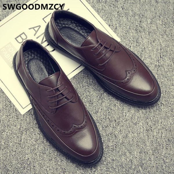 brogue shoes men formal dress italian leather shoes men classic designer zapatos de hombre casuales cuero, Black
brogue shoes men formal dress italian leather shoes men classic designer zapatos de hombre casuales cuero, Black