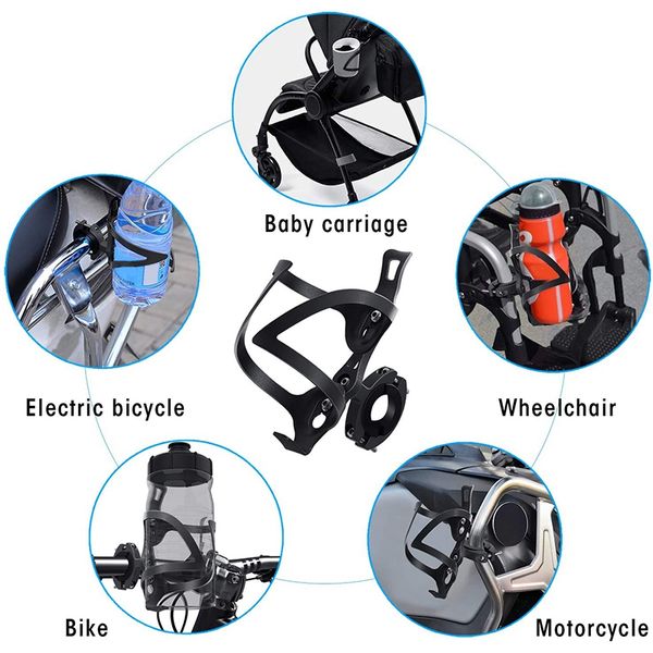 bike cup holder, bicycle 2-in-1 bottle bracket, universal rotation cup drink holders for bike handlebars
bike cup holder, bicycle 2-in-1 bottle bracket, universal rotation cup drink holders for bike handlebars