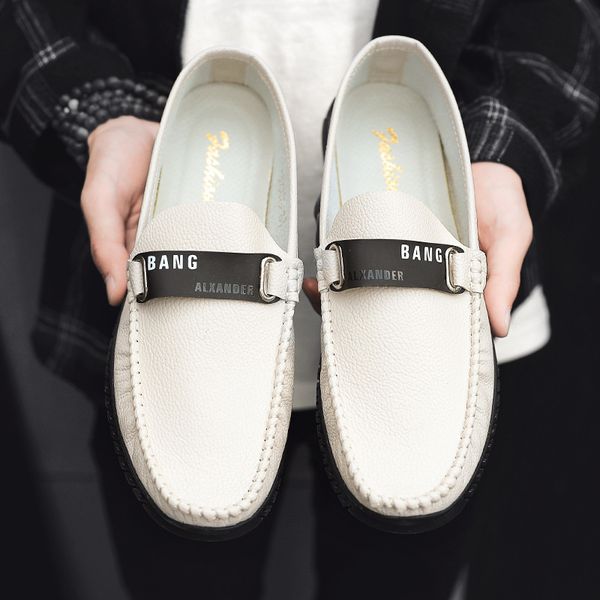 2019 new style genuine leather moccosins versatile men's casual leather shoes fashion youth korean-style moccosins men's, Black
2019 new style genuine leather moccosins versatile men's casual leather shoes fashion youth korean-style moccosins men's, Black