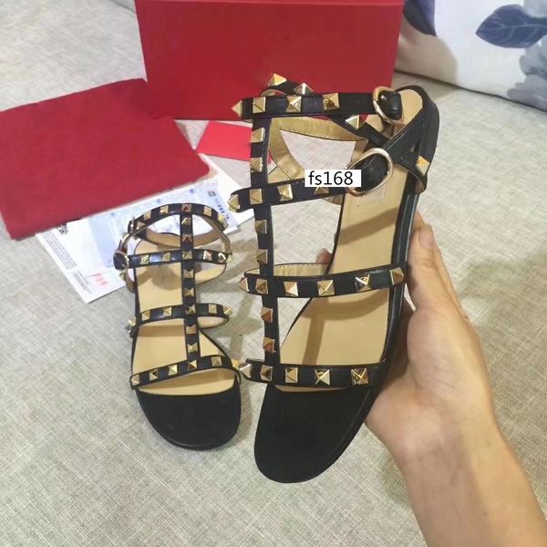 designer women's sandals shoes rivets decorated dress shoessize 36, Black
designer women's sandals shoes rivets decorated dress shoessize 36, Black