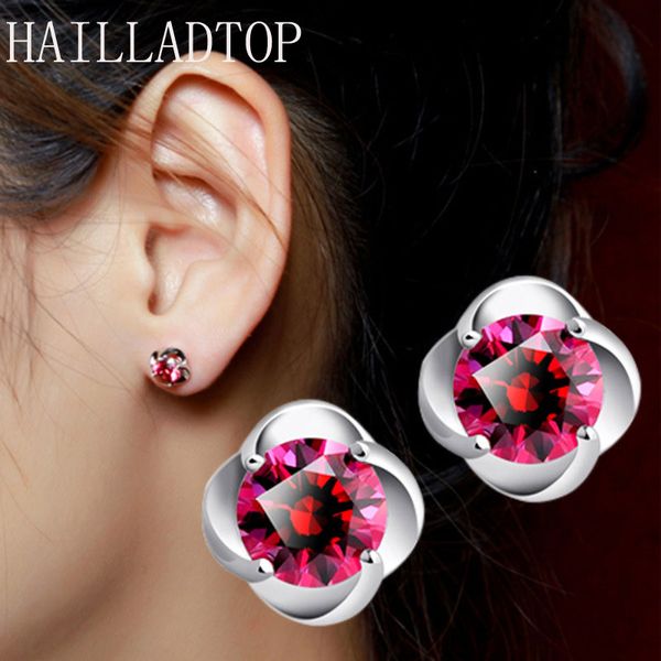 plum blossom rose red stud earrings crystal inlay cubic zirconia ear stud romantic ladies ear jewelry silvering valentine gift, Golden;silver
plum blossom rose red stud earrings crystal inlay cubic zirconia ear stud romantic ladies ear jewelry silvering valentine gift, Golden;silver