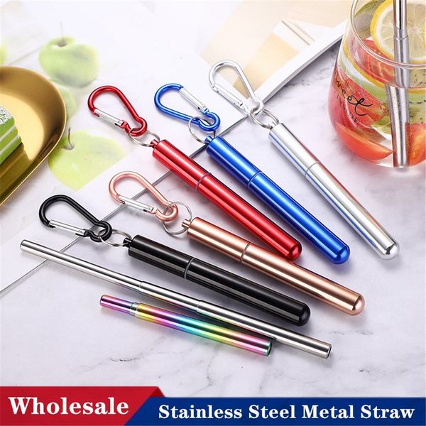 portable reusable folding drinking straws stainless steel metal wholesale price telescopic foldable straws with aluminum case & cleaning bru
portable reusable folding drinking straws stainless steel metal wholesale price telescopic foldable straws with aluminum case & cleaning bru