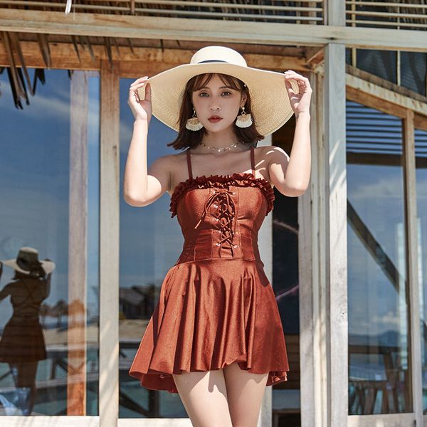 one-piece swimsuits swimwear 2019 bathing suit women's beach outings woman swimsuit one piece new female korean ins fairy cover, White;black
one-piece swimsuits swimwear 2019 bathing suit women's beach outings woman swimsuit one piece new female korean ins fairy cover, White;black