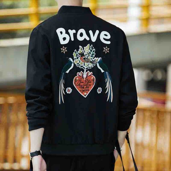men's jackets 2020 new arrival men's bird & bear print embroidery jacket fashion stand collar slim men clothing size m-4xl wholesa, Black;brown
men's jackets 2020 new arrival men's bird & bear print embroidery jacket fashion stand collar slim men clothing size m-4xl wholesa, Black;brown