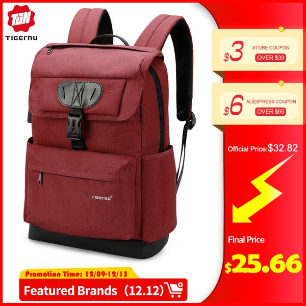 tigernu fashion women red usb recharging school bag backpack for teenagers girls anti theft female male mochila 15.6 lapbag cj191210
tigernu fashion women red usb recharging school bag backpack for teenagers girls anti theft female male mochila 15.6 lapbag cj191210