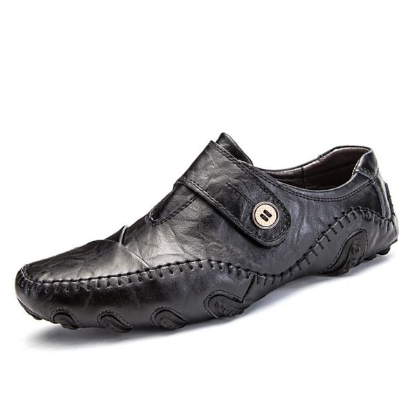 fashion leather men's casual flat dress shoes waterproof shoes lazy loaferssoft moccasins genuine leather, Black
fashion leather men's casual flat dress shoes waterproof shoes lazy loaferssoft moccasins genuine leather, Black