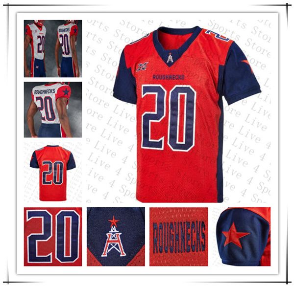 custom 2020 xfl houston roughnecks football jersey p.j. walker butler de'angelo henderson andre williams cam phillips lewis mobley sewn, Black;red
custom 2020 xfl houston roughnecks football jersey p.j. walker butler de'angelo henderson andre williams cam phillips lewis mobley sewn, Black;red