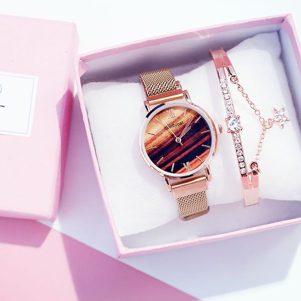 5 color french fashion watch female magnet stone light luxury simple and elegant female student quartz watch, Slivery;brown
5 color french fashion watch female magnet stone light luxury simple and elegant female student quartz watch, Slivery;brown