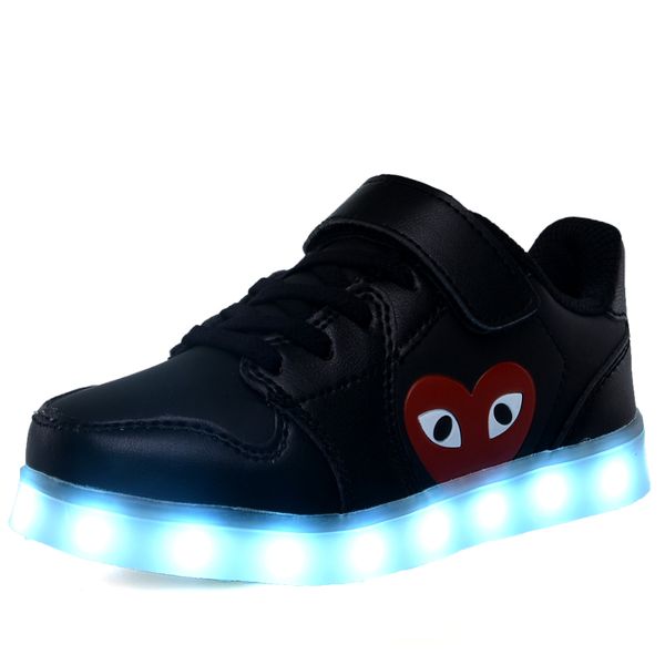 2018 black new children glowing sneakers led luminous shoes for boys girls fashion light up casual kids 7 colors usb charge
2018 black new children glowing sneakers led luminous shoes for boys girls fashion light up casual kids 7 colors usb charge