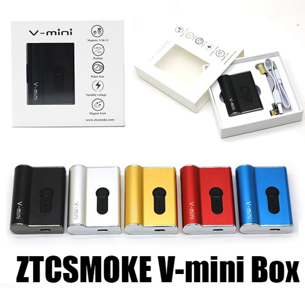 Аутентичные ZTCSMOKE V-Mini Box Mod 450 мАч Аккумулятор Vape Mod 0.5 / 1.0мл Картридж переменного напряжения Магнитный адаптер Vape Pen Mod
Аутентичные ZTCSMOKE V-Mini Box Mod 450 мАч Аккумулятор Vape Mod 0.5 / 1.0мл Картридж переменного напряжения Магнитный адаптер Vape Pen Mod