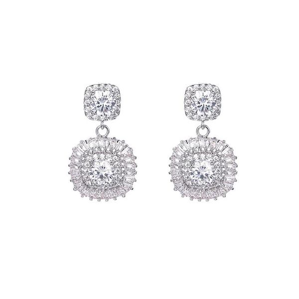 fashion jewelry 2019 zircon earrings gorgeous high-end geometric statement earrings for women wedding jewelry, Golden;silver
fashion jewelry 2019 zircon earrings gorgeous high-end geometric statement earrings for women wedding jewelry, Golden;silver