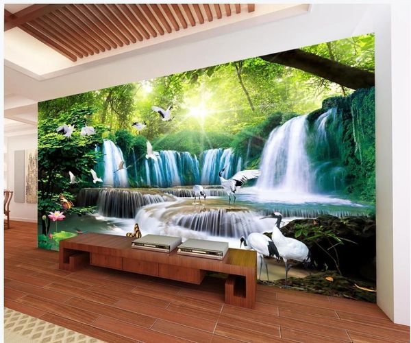 modern wallpaper for living room lotus waterfall landscape painting living room background wall
modern wallpaper for living room lotus waterfall landscape painting living room background wall