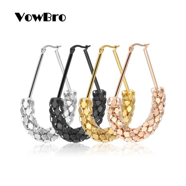 vowbro 30-50mm diameter 7mm thick gold/silver color popcorn hollow lightweight stainless steel earring popular smooth gift, Golden;silver
vowbro 30-50mm diameter 7mm thick gold/silver color popcorn hollow lightweight stainless steel earring popular smooth gift, Golden;silver