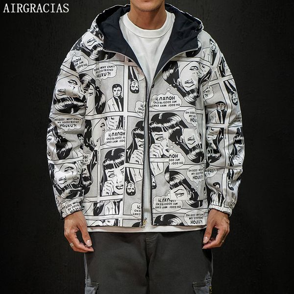 airgracias осень куртка мужчины двусторонний wear outwear одежды сыпучие куртки мужские trend качества с капюшоном карманы пальто вскользь в, Black;brown
airgracias осень куртка мужчины двусторонний wear outwear одежды сыпучие куртки мужские trend качества с капюшоном карманы пальто вскользь в, Black;brown