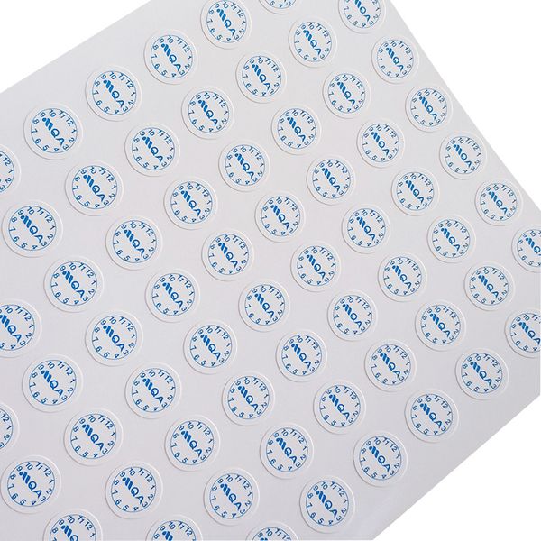 Destructible Anti-counterfeit Paper Adhesive Warning Sticker