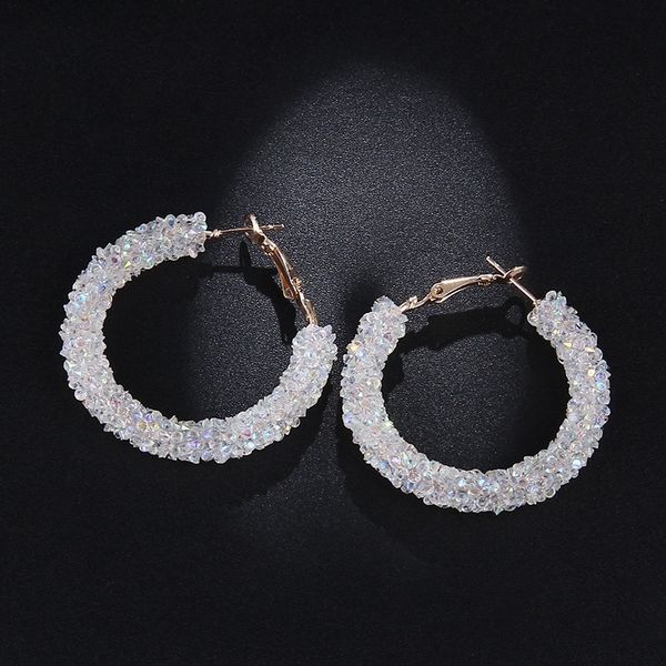 new design fashion charm crystal hoop earrings geometric round shiny rhinestone big earring jewelry women round earrings, Golden;silver
new design fashion charm crystal hoop earrings geometric round shiny rhinestone big earring jewelry women round earrings, Golden;silver
