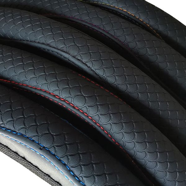 car steering wheel sleeve fiber leather skin steering wheel cover breathable skid proof steering-wheel covers car styling
car steering wheel sleeve fiber leather skin steering wheel cover breathable skid proof steering-wheel covers car styling