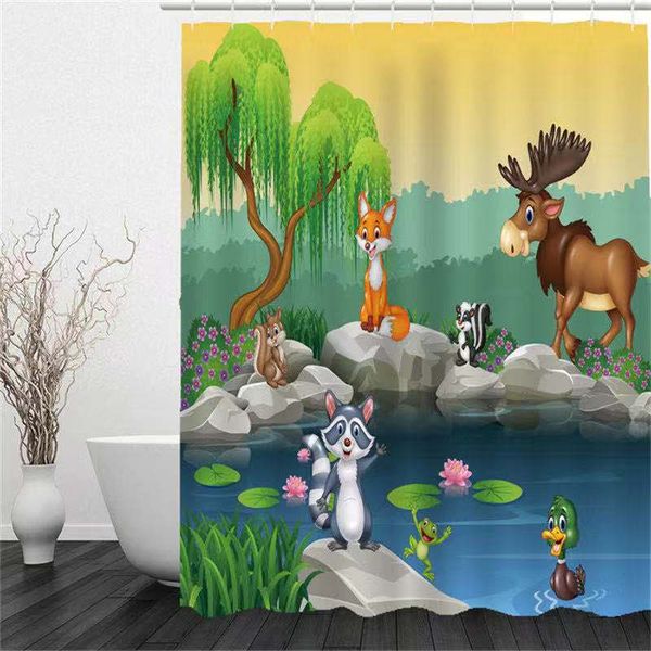 sholisa animal and plant scenic bath curtain bathroom environment-friendly polyester bath curtain bathroom printed
sholisa animal and plant scenic bath curtain bathroom environment-friendly polyester bath curtain bathroom printed